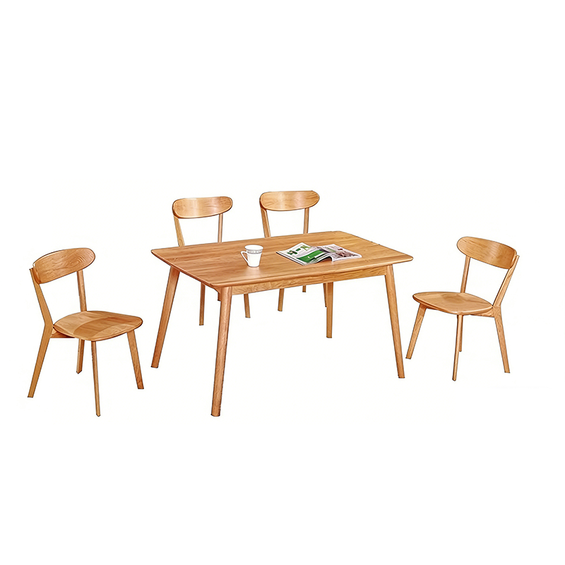 Wooden dining table